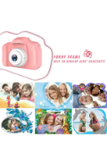 Picture of Torima Pembe Renk Mini 1080p Hd Çocuk Kamera Dijital Fotoğraf Makinesi 2.0 Inç Ekran