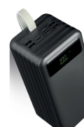 Picture of Powerway 80.000 Mah Kablolu Dijital Göstergeli Gerçek 80.000 Mah Garantili Işıklı Kamp Tx80 Siyah Powerbank